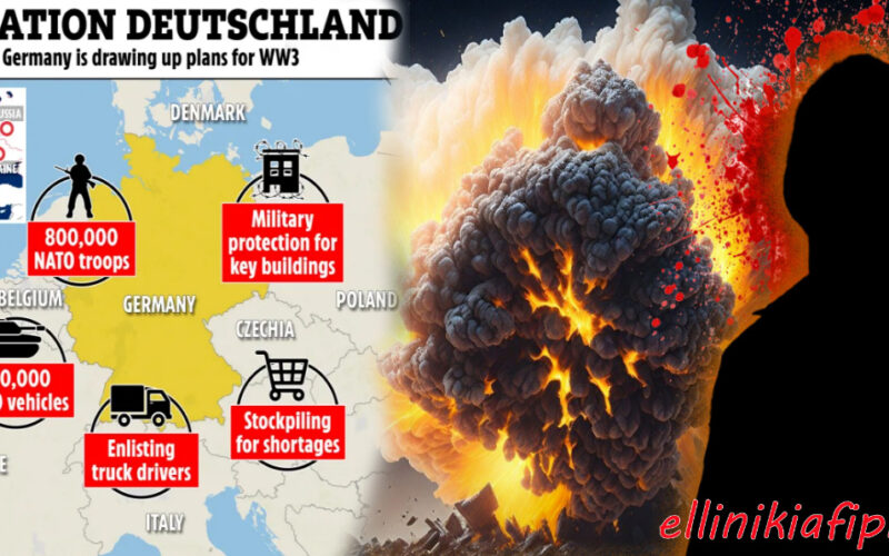 «Operations Plan Deutschland»: Απόρρητο έγγραφο αποκαλύπτει ότι η Γερμανία ετοιμάζεται για πόλεμο με τη Ρωσία…