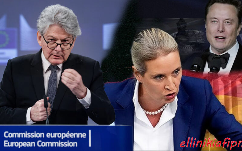 Τιερί Μπρετόν: «Θα ακυρώσουμε τις εκλογές στη Γερμανία αν νικήσει το Afd, όπως το κάναμε και στη Ρουμανία. Η ΕΕ διαθέτει τα εργαλεία για να προστατεύσει τη δημοκρατία» – Αν αυτό δεν είναι φασισμός, τότε τι είναι;