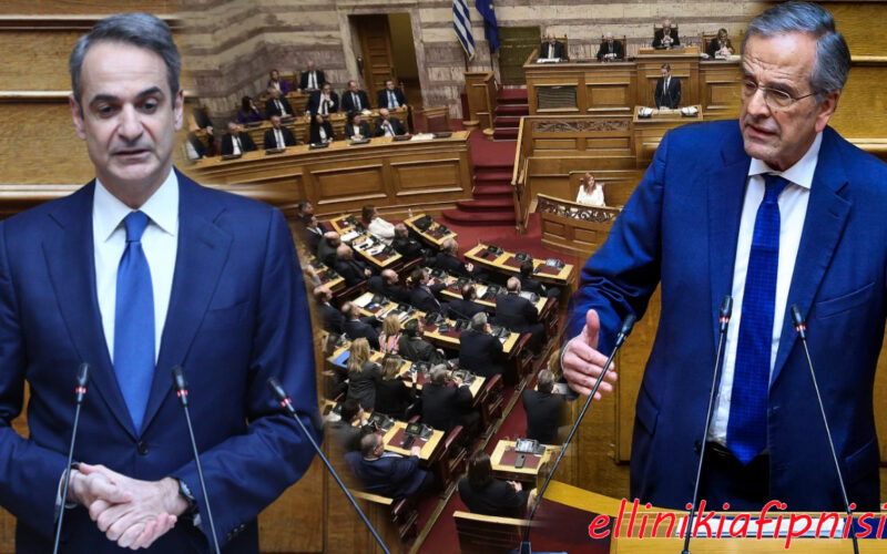 Άλλη μια θεατρική παράσταση της Βουλής ολοκληρώθηκε. Απορρίφθηκε η πρόταση δυσπιστίας στην κυβέρνηση Μητσοτάκη: Υπέρ ψήφισαν 136, κατά 157 βουλευτές – «Μαστίγιο» Σαμαρά σε κυβέρνηση: «Στα Τέμπη “μπαζώσατε” την αλήθεια»…