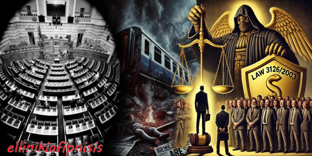 Ποιος σώζει τους Υπουργούς από τη Δικαιοσύνη; Η σιωπηλή δύναμη του Νόμου 3126/2003...