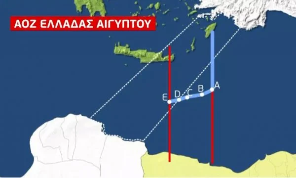 Η κατάσταση των θαλάσσιων ζωνών στη Νοτιοανατολική Μεσόγειο και το καλώδιο σήμερα…