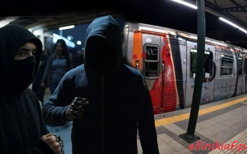 Ακροαριστεροί τραμπούκοι ξυλοκόπησαν άγρια 17χρονο στο σταθμό του ΗΣΑΠ επειδή κρατούσε τσαντάκι με την ελληνική σημαία. Οι δράστες στη θέα της σημαίας θεώρησαν ότι είναι Χρυσαυγίτης και αποφάσισαν «δημοκρατικά» να τον χτυπήσουν…! Αυτή η κοινωνία είναι καταδικασμένη…