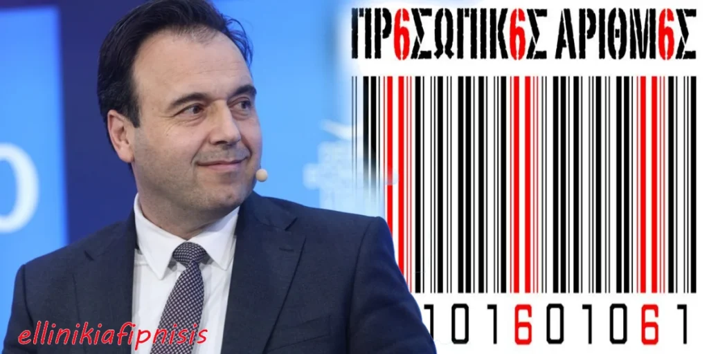Ο προβατόσχημος τεχνολύκος Παπαστεργίου ψευδόμενος στις κοκκινοσκουφίτσες του ελληνικού λαού για την ευεργετική επίδραση του Προσωπικού Αριθμού...