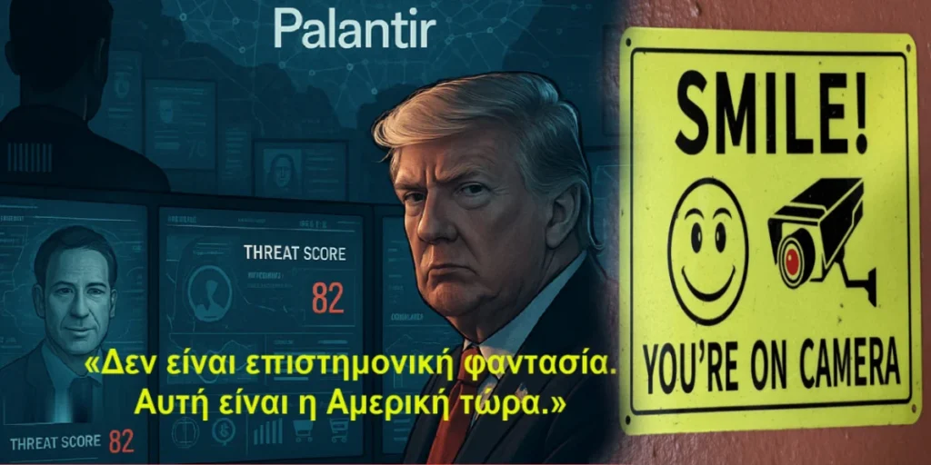 Ο Τράμπ, η Palantir, η μετατροπή της Αμερικής σε ψηφιακή φυλακή και όσα ετοιμάζονται σε Ευρώπη και Ελλάδα με τον Προσωπικό Αριθμό και τη μαζική συγκέντρωση δεδομένων...