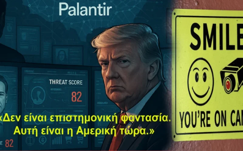 Ο Τράμπ, η Palantir, η μετατροπή της Αμερικής σε ψηφιακή φυλακή και όσα ετοιμάζονται σε Ευρώπη και Ελλάδα με τον Προσωπικό Αριθμό και τη μαζική συγκέντρωση δεδομένων…