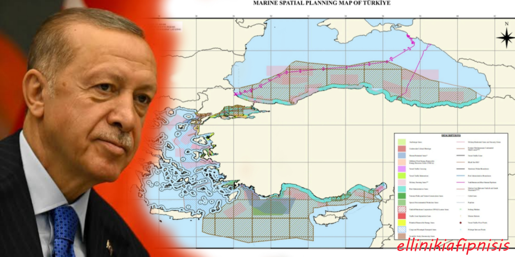 Η Τουρκία εξέδωσε χάρτη για τα θαλάσσια πάρκα σε Αιγαίο και Ανατολική Μεσόγειο αποκλείοντας πλήρως το Καστελλόριζο - Η Ελληνική κυβέρνηση παραμένει με το…Διεθνές Δίκαιο στο χέρι…!