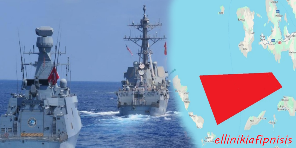 Με νέα NAVTEX στο κέντρο του Αιγαίου και αίτημα για «αποστρατιωτικοποίηση» 23 ελληνικών νησιών ανεβάζει την ένταση η Τουρκία...