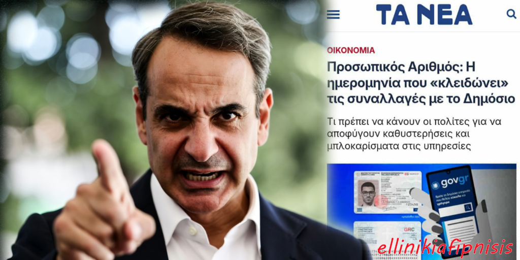 Και τώρα που προσπαθούν με όλες τους τις δυνάμεις να επιβάλουν τον Προσωπικό Αριθμό τι κάνουμε...;