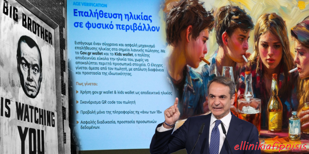 Η αυταρχική κυβέρνηση βάζει...φρένο στο αλκοόλ μέσω ψηφιακής φρενίτιδας. Με πρόσχημα την υγεία των ανηλίκων επιδιώκει να επιτηρεί ηλεκτρονικά τους πάντες...