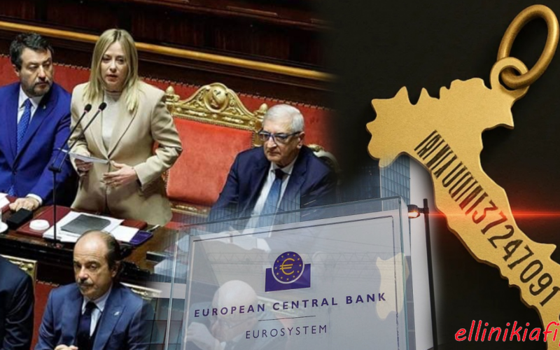 «Βόμβα» στα θεμέλια της ΕΚΤ: Η Μελόνι προσπαθεί επισήμως να διασφαλίσει ότι τα αποθέματα χρυσού της Τράπεζας της Ιταλίας, ανήκουν στο ιταλικό κράτος και τον Ιταλικό λαό και όχι…στην ΕΚΤ. Οικονομικό ΚΡΑΧ και διάλυση της Ευρωπαϊκής Ένωσης στον ορίζοντα…