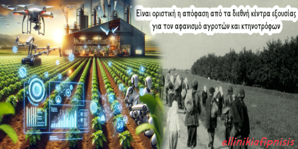 Η απόφαση των παγκοσμίων κέντρων εξουσίας για τον αφανισμό των αγροτών είναι οριστική - Μετατρέπουν τρόφιμα και νερό σε όπλα εκβιασμού για να δεχθούμε την τυραννία της Νέας Τάξης Πραγμάτων...