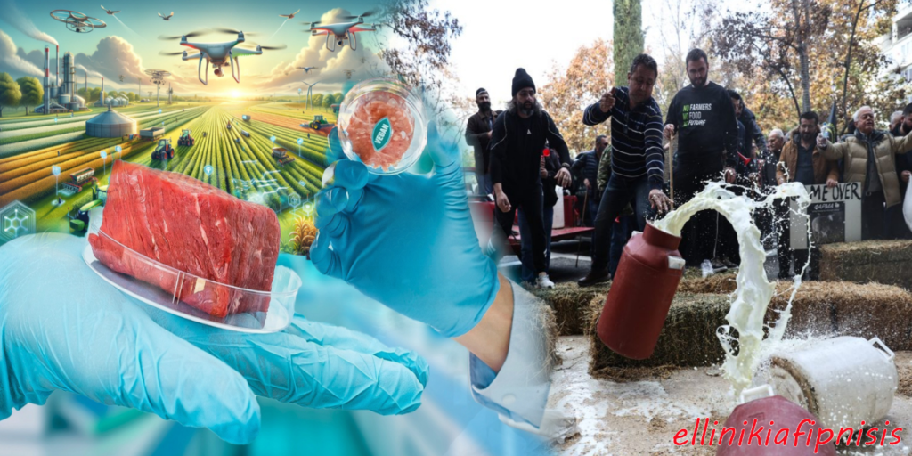 Σχέση ψηφιακού μετασχηματισμού και παραγωγής τεχνητού κρέατος - Αλλιώς...τι έχουν τα έρμα τα αιγοπρόβατα και (τα) ψοφάνε...