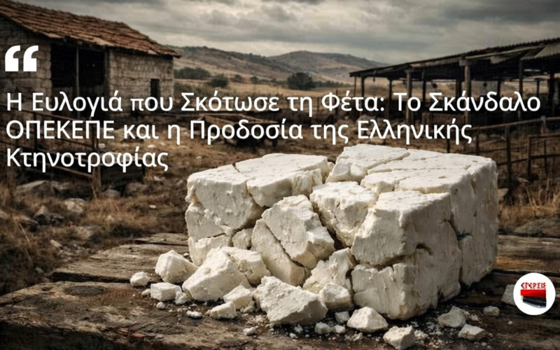 Η Ευλογιά που σκότωσε τη Φέτα: Το σκάνδαλο του ΟΠΕΚΕΠΕ και η προδοσία της ελληνικής κτηνοτροφίας…