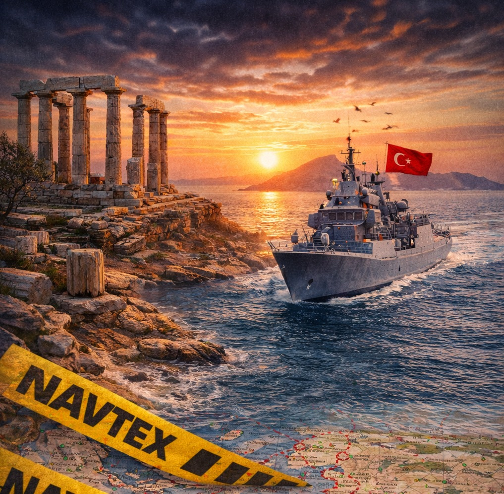 NAVTEX διαρκείας - Ο σιωπηλός καρκίνος του 25ου μεσημβρινού: Ο κίνδυνος ψηφιακής και διοικητικής προσάρτησης του Αιγαίου μέσω της διοικητικής γκριζοποίησης...