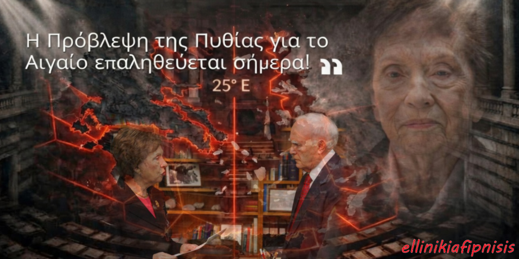 Η «Πυθία» Άννα Ψαρούδα - Μπενάκη έφυγε...μα η πρόβλεψή της για το Αιγαίο επαληθεύεται σήμερα…! Θυμάσαι;