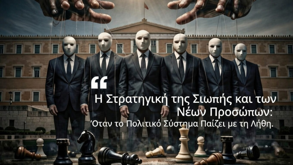 Η στρατηγική της σιωπής και των νέων προσώπων: Όταν το πολιτικό σύστημα παίζει με τη λήθη…