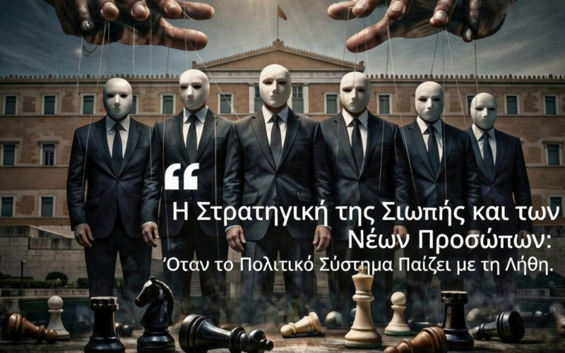 Η στρατηγική της σιωπής και των νέων προσώπων: Όταν το πολιτικό σύστημα παίζει με τη λήθη…