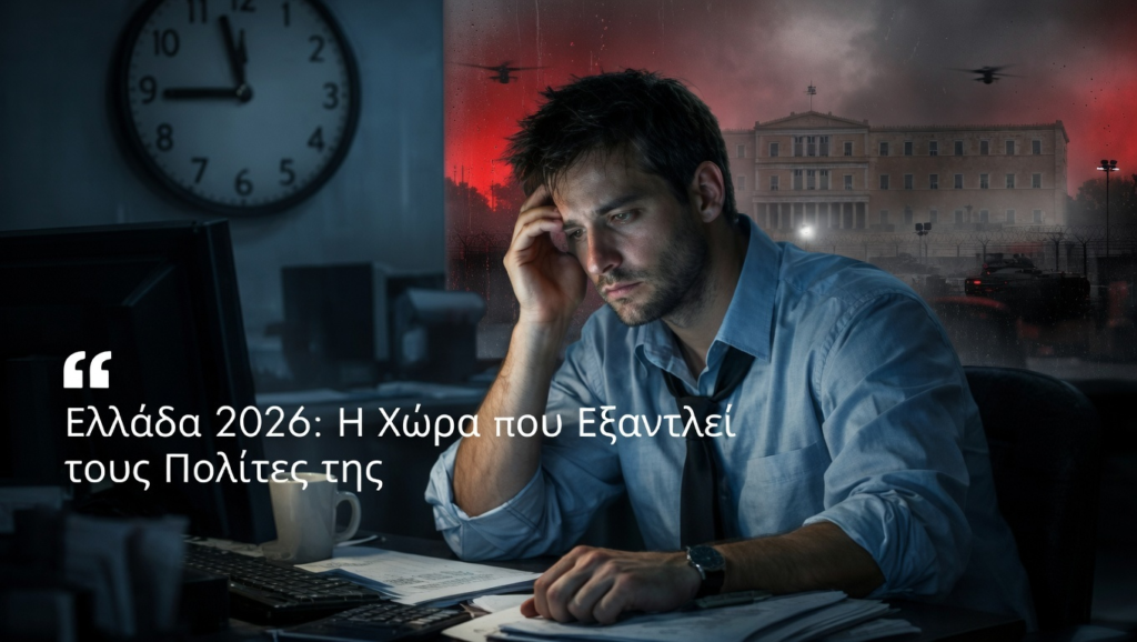 Ελλάδα 2026: Η χώρα που εξαντλεί τους Πολίτες της…