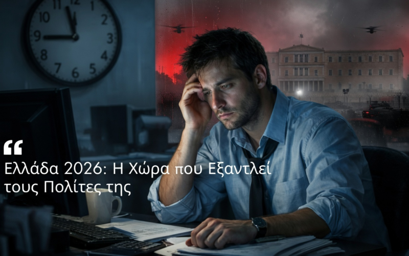 Ελλάδα 2026: Η χώρα που εξαντλεί τους πολίτες της…