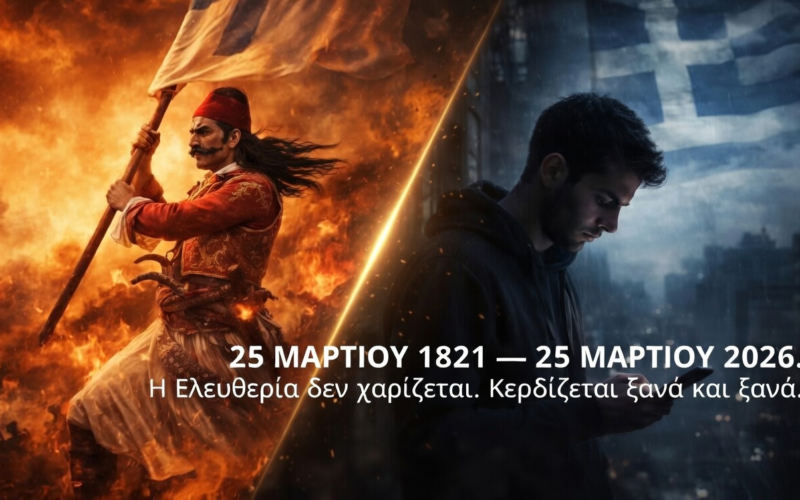Η Ελευθερία δεν χαρίζεται. Κερδίζεται ξανά και ξανά…