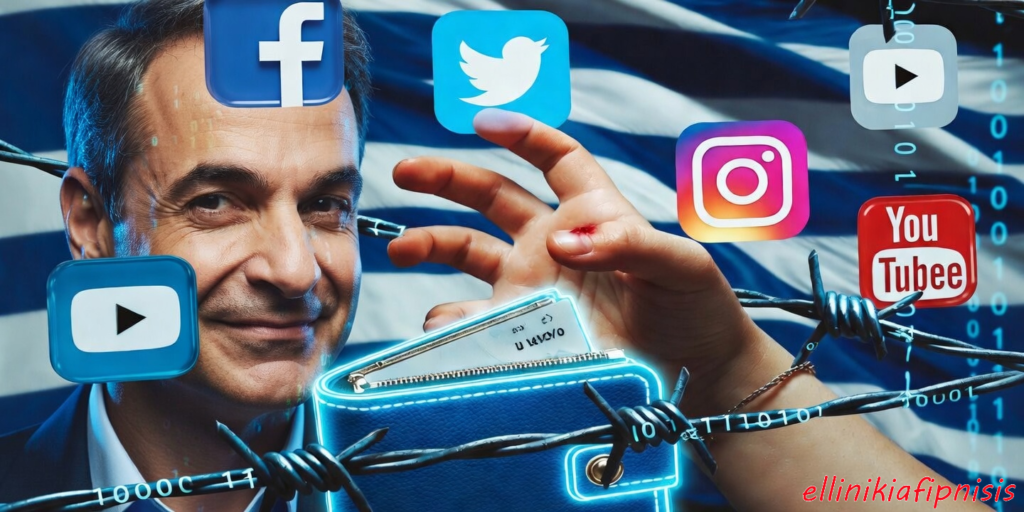 Απαγόρευση social media: Λογοκρισία και μαζικό φακέλωμα – Η κυβέρνηση Μητσοτάκη γίνεται ψηφιακός «χωροφύλακας» με επαλήθευση ηλικίας για όλους...! Αφυπνίσου επιτέλους...