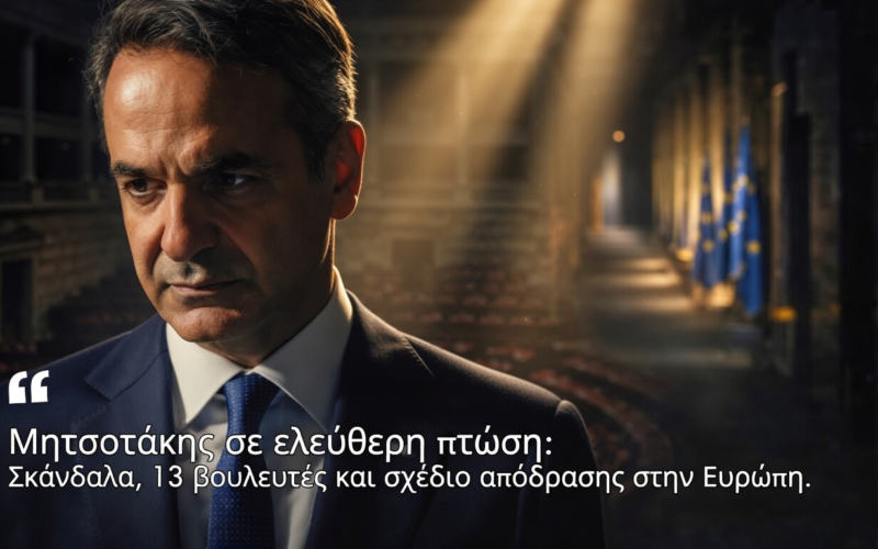 Μητσοτάκης σε ελεύθερη πτώση: Σκάνδαλα, 13 βουλευτές και σχέδιο απόδρασης στην Ευρώπη…