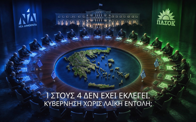 Κυβέρνηση χωρίς λαϊκή εντολή; Το 27% των Υπουργών δεν έχει εκλεγεί…