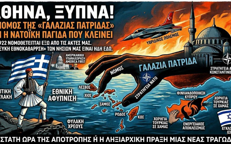 Μετά τη «Γαλάζια Πατρίδα»: Το εφιαλτικό σενάριο της «Λευκής Εθνοκάθαρσης» στο Αιγαίο και οι συνέπειες στην Ανατολική Μεσόγειο…
