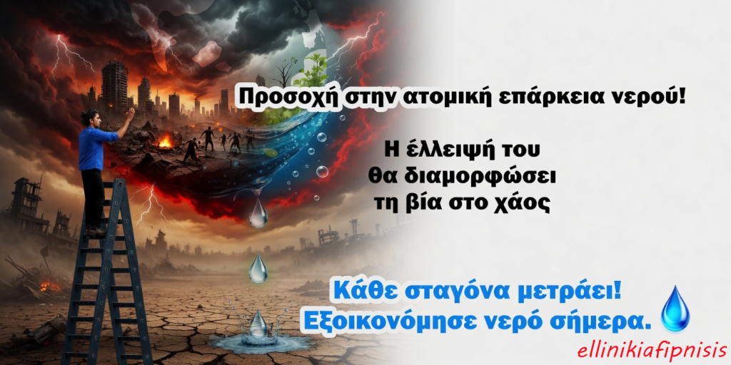 Το νερό θα λείψει πρώτα από τις πόλεις...
