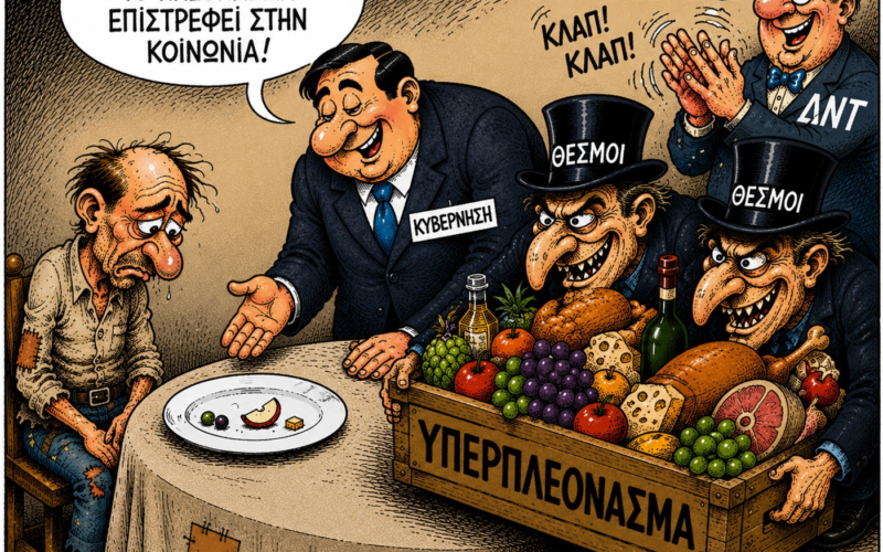 Υπερπλεονάσματα: Όταν το κράτος υπερφορολογεί τον λαό για να δείχνουν όμορφοι οι αριθμοί…! Αφυπνίσου επιτέλους…