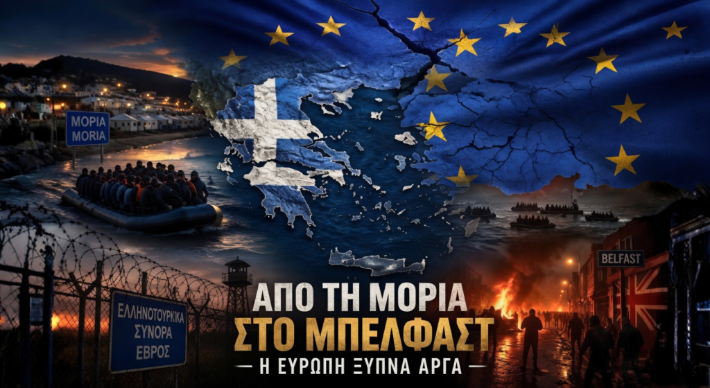Από τη Μόρια στο Μπέλφαστ: Πώς η αθρόα λαθρομετανάστευση άλλαξε την Ελλάδα και αφύπνισε την Ευρώπη...