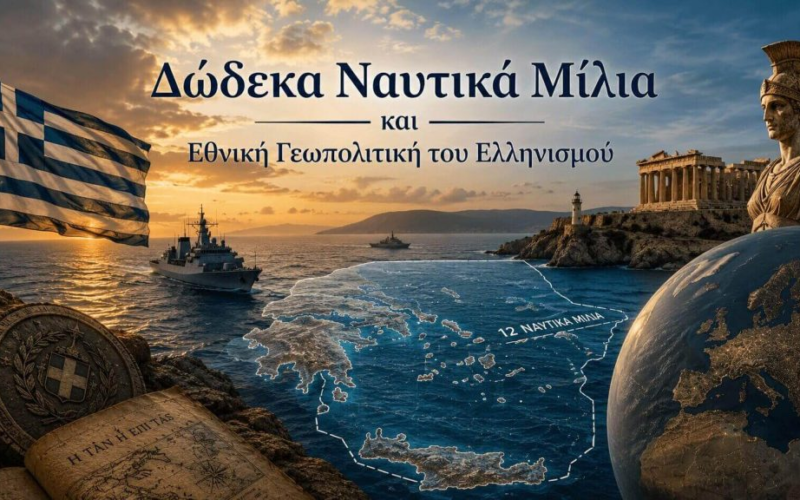 Δώδεκα ναυτικά μίλια και εθνική γεωπολιτική του Ελληνισμού…