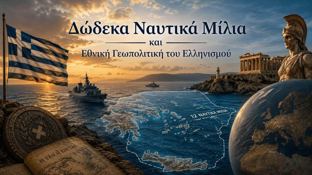 Δώδεκα ναυτικά μίλια και εθνική γεωπολιτική του Ελληνισμού...