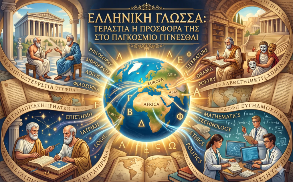 Ελληνική Γλώσσα: Η τεράστια προσφορά της στο παγκόσμιο γίγνεσθαι…