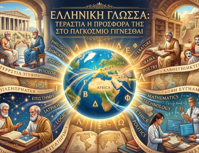 Ελληνική Γλώσσα: Η τεράστια προσφορά της στο παγκόσμιο γίγνεσθαι…