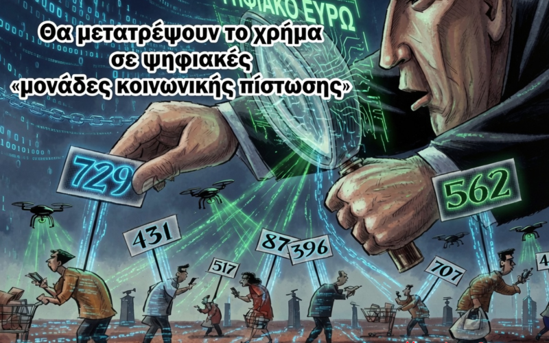 Με το ψηφιακό ευρώ τα χρήματα δεν θα σας ανήκουν. Έρχεται η μεγαλύτερη κλοπή πλούτου της Ιστορίας…