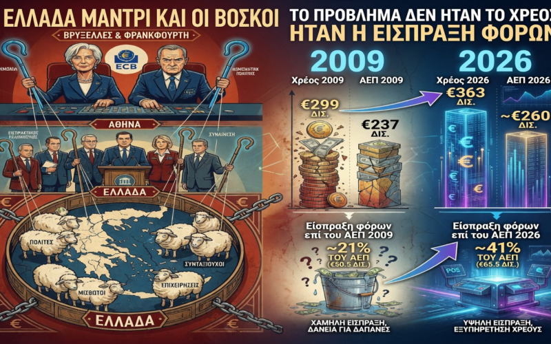 Η ΕΕ θέλει την Ελλάδα αποικία χρέους και η ελίτ συναινεί – Γιατί η εσωτερική υποτίμηση ήταν δομικό έγκλημα!