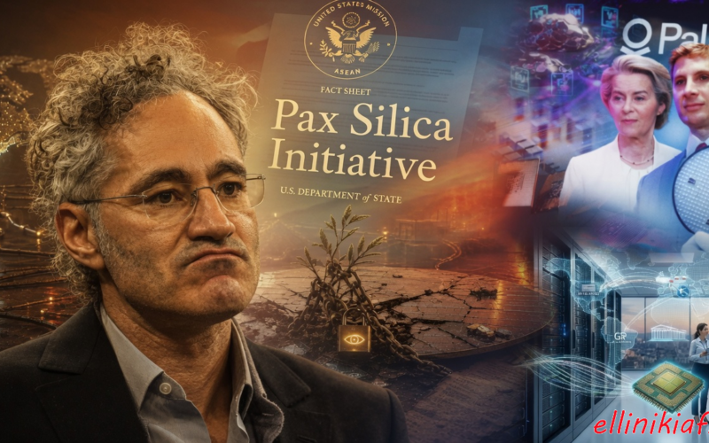 Η Pax Silica, την οποία υπέγραψε πριν λίγες ημέρες και η Ελλάδα, αποκαλύπτει ένα βάναυσο σχέδιο παγκόσμιας κυριαρχίας. Οι ΗΠΑ δεν μοιράζονται ευημερία αλλά αλυσίδες…