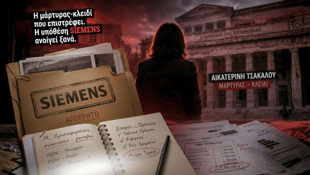 Η Siemens επιστρέφει: Το ΣτΕ, η μάρτυρας κλειδί και οι νέες δικαστικές εξελίξεις…