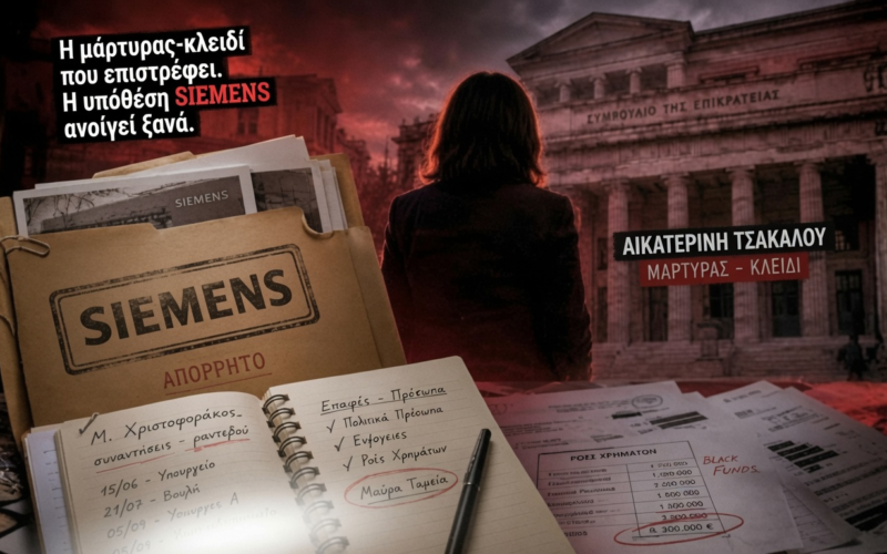 Η Siemens επιστρέφει: Το ΣτΕ, η μάρτυρας κλειδί και οι νέες δικαστικές εξελίξεις…