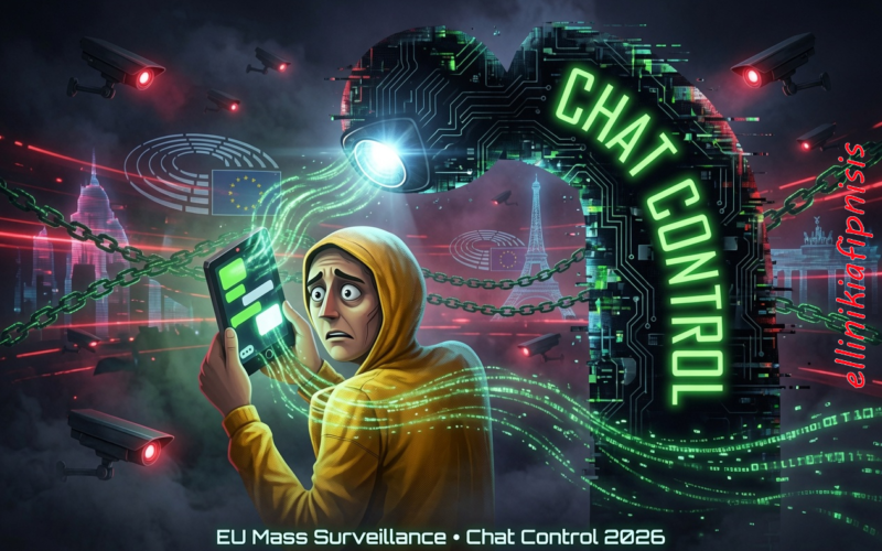 Chat Control 1.0: Οι ιδιωτικές συνομιλίες μας στο έλεος της Ευρω – Στάζι!