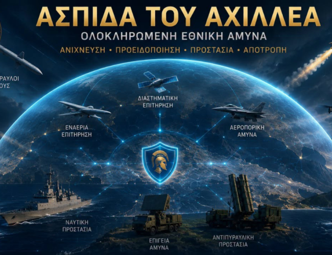Η «Ασπίδα του Αχιλλέα», η Εθνική Άμυνα, η Γεωπολιτική Προέκταση του Ισραήλ και ο Θουκυδίδης…