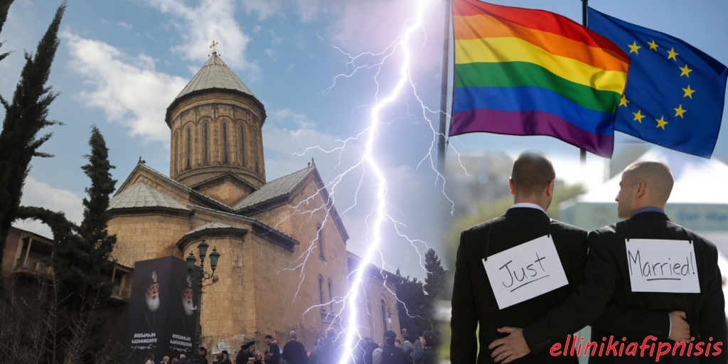 Η Εκκλησία της Γεωργίας ξεμπροστιάζει την ΕΕ - «Μας ζήτησαν να στηρίξουμε τους γάμους ίδιου φύλου και τώρα μας πολεμούν επειδή λέμε όχι»