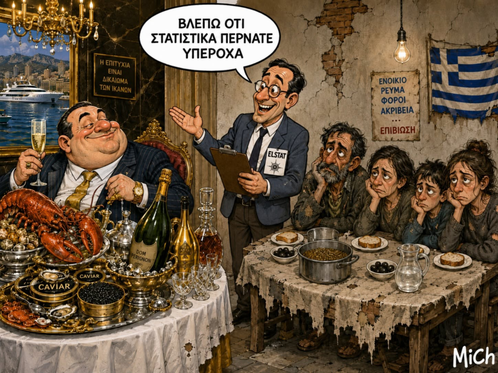 Η Ελλάδα του success story και οι πολίτες που μυρίζουν την τσίκνα...