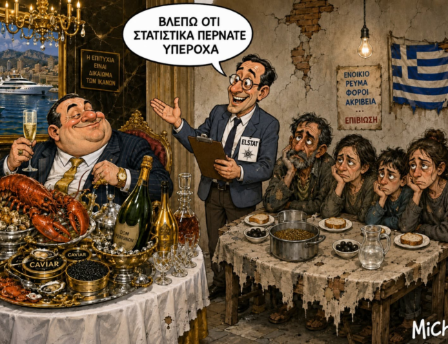 Η Ελλάδα του success story και οι πολίτες που μυρίζουν την τσίκνα…
