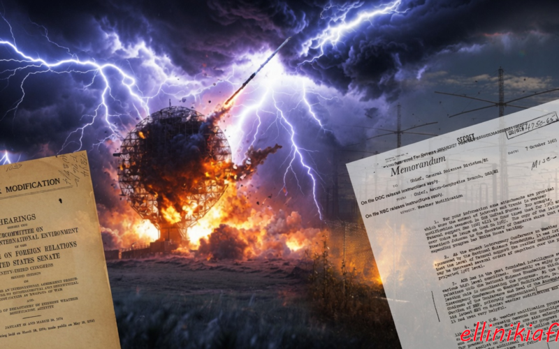Η Γεωμηχανική της CIA επιβεβαιώνεται σε επίσημα δημοσιευμένα έγγραφα που αποδεικνύουν ότι χειραγωγεί τον καιρό εδώ και δεκαετίες. Ποιος είναι «ψεκασμένος» τώρα…;