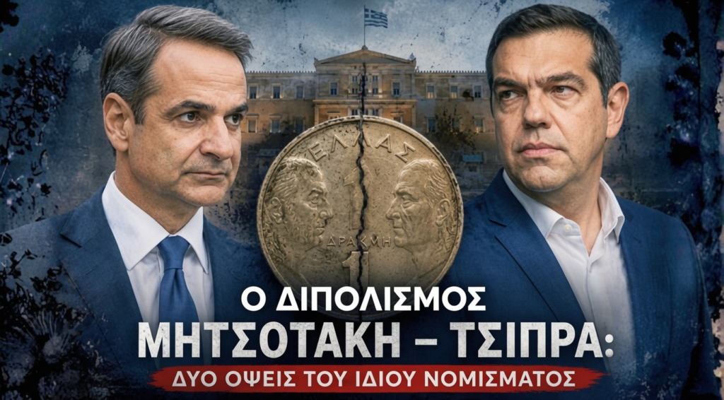 Ο διπολισμός Μητσοτάκη - Τσίπρα: Δυο όψεις του ίδιου νομίσματος…