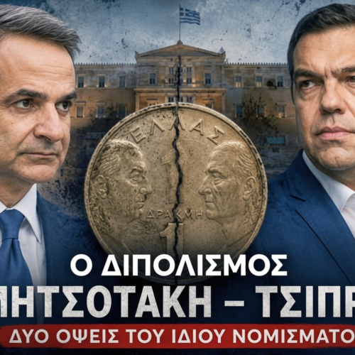 Ο διπολισμός Μητσοτάκη – Τσίπρα: Δυο όψεις του ίδιου νομίσματος…