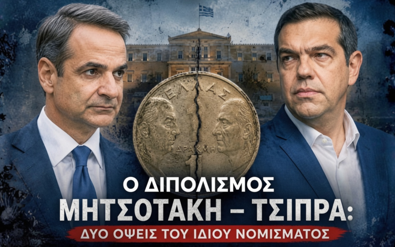 Ο διπολισμός Μητσοτάκη – Τσίπρα: Δυο όψεις του ίδιου νομίσματος…
