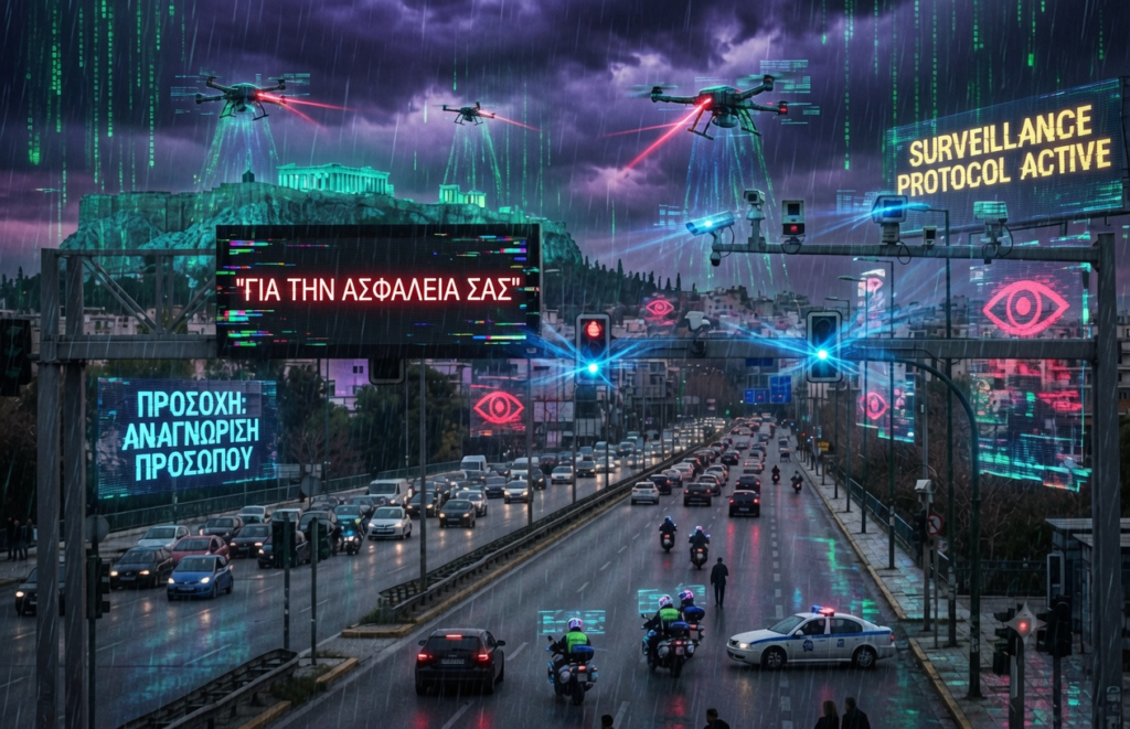 «Traffic Commander»: Η Αθήνα γίνεται ψηφιακή φυλακή - Αστυνομικά drones, ΑΙ και κάμερες στους δρόμους! Όλα «για το καλό σου»...